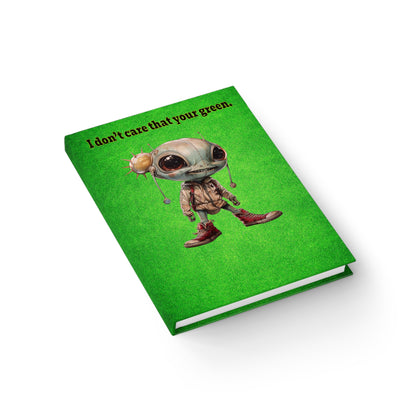 I don't care that your green - journal-blank (green turf)
