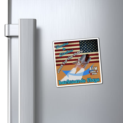 shoot for the stars - Magnets - (light brown)