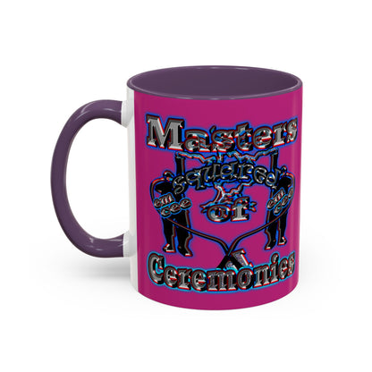 em cee squared - Accent Mug (pink)