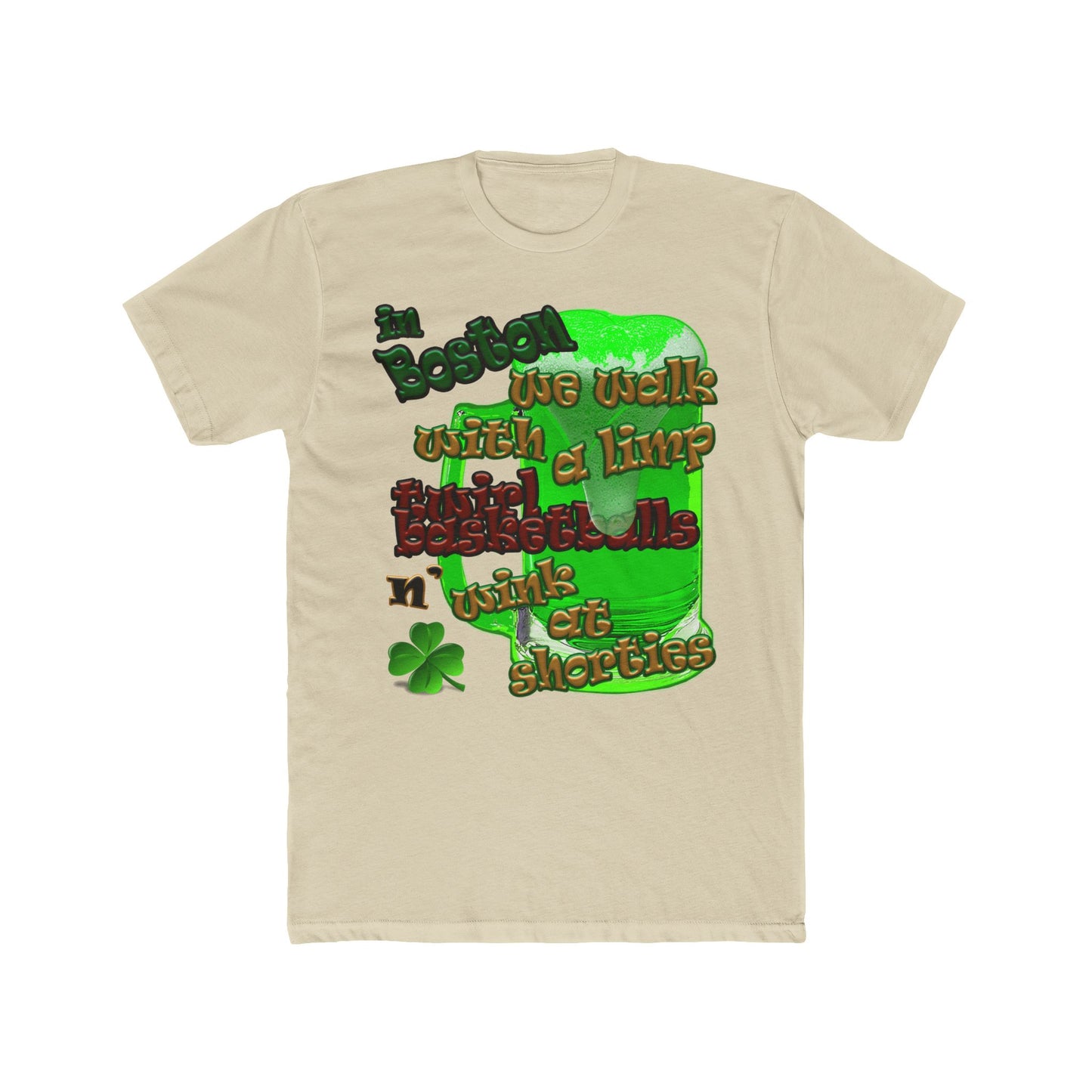celtics logo - Men's Cotton Crew Tee