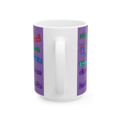 declaration of the independents - White Mug (light purple)