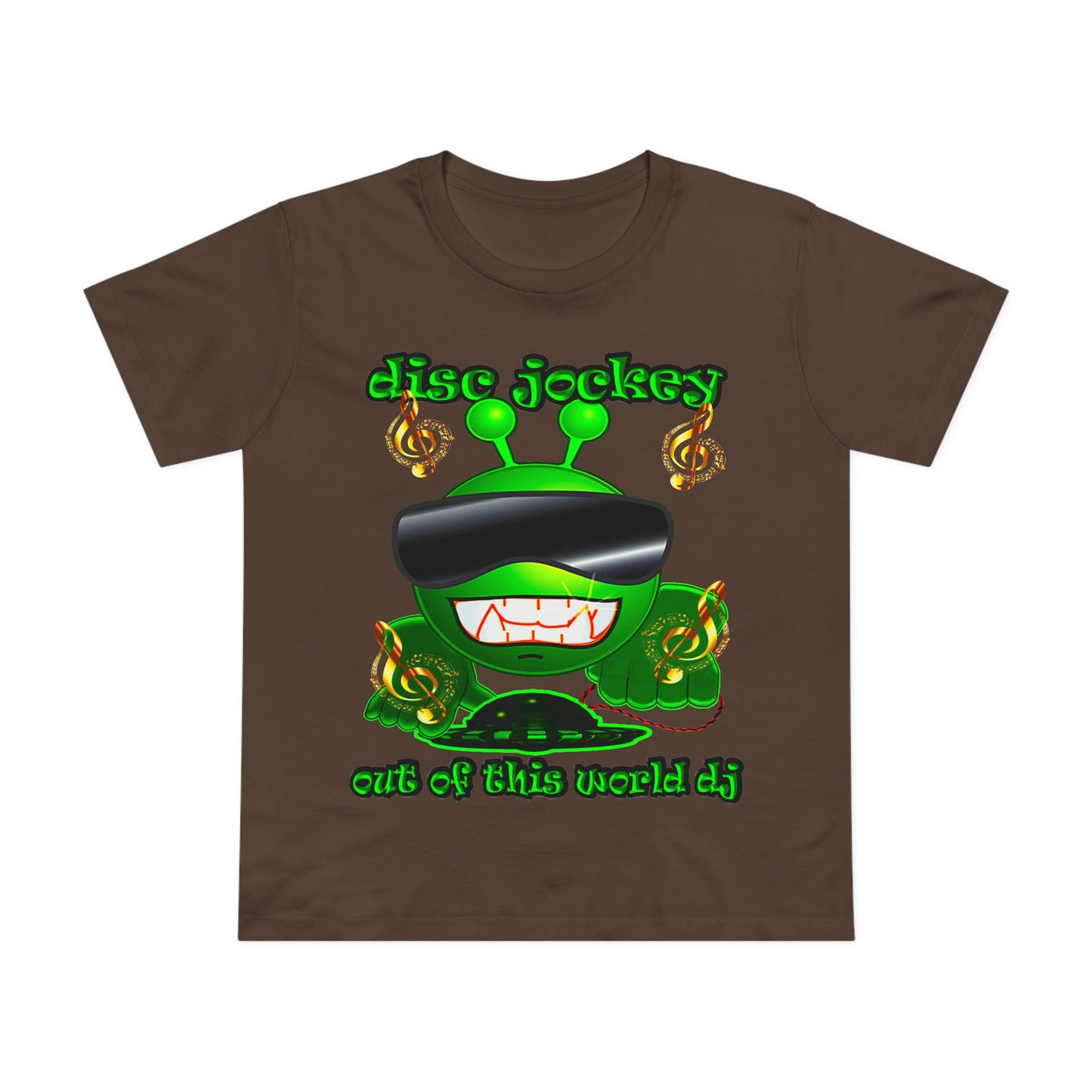 disc jockey - Women’s Maple Tee