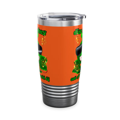 disc jockey - Ringneck Tumbler, 20oz (orange)