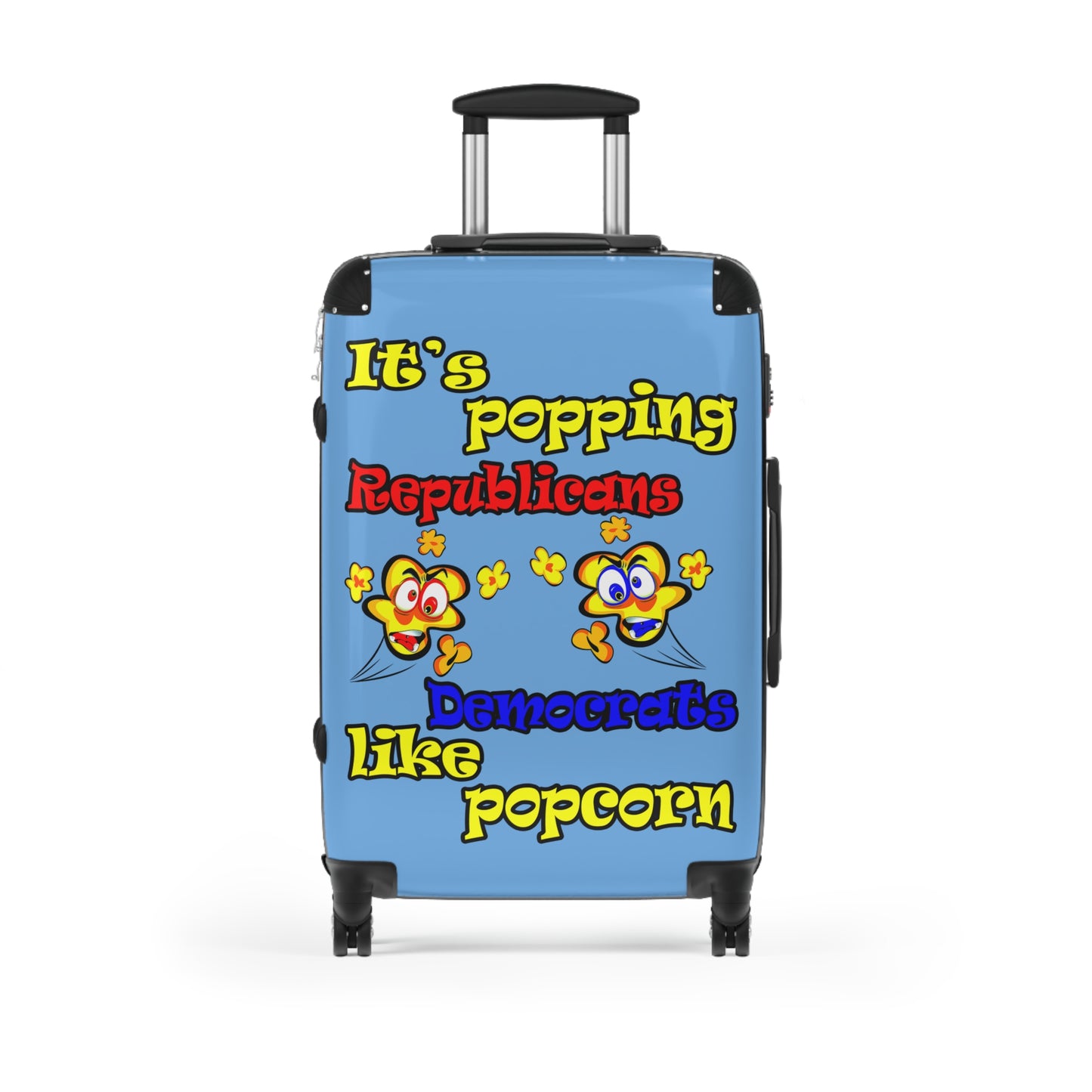 popping like popcorn - Suitcase (light blue)