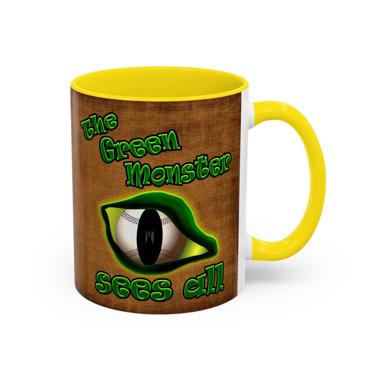 green monster - Accent Mug (brown papyrus)