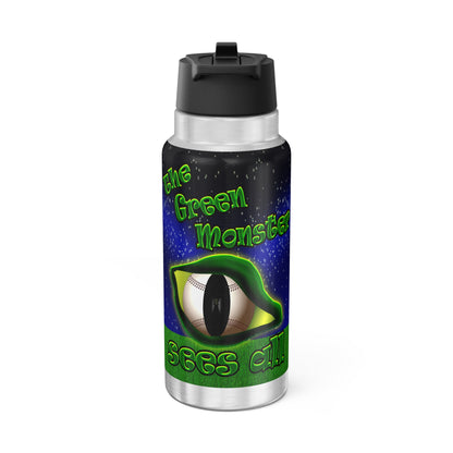 green monster - Gator Tumbler, 32oz  ('snoops' background)
