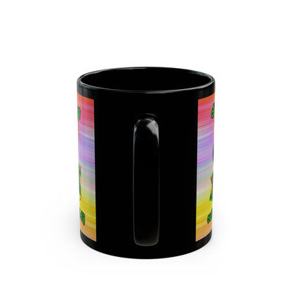disc jockey - Black Mug (color blur)