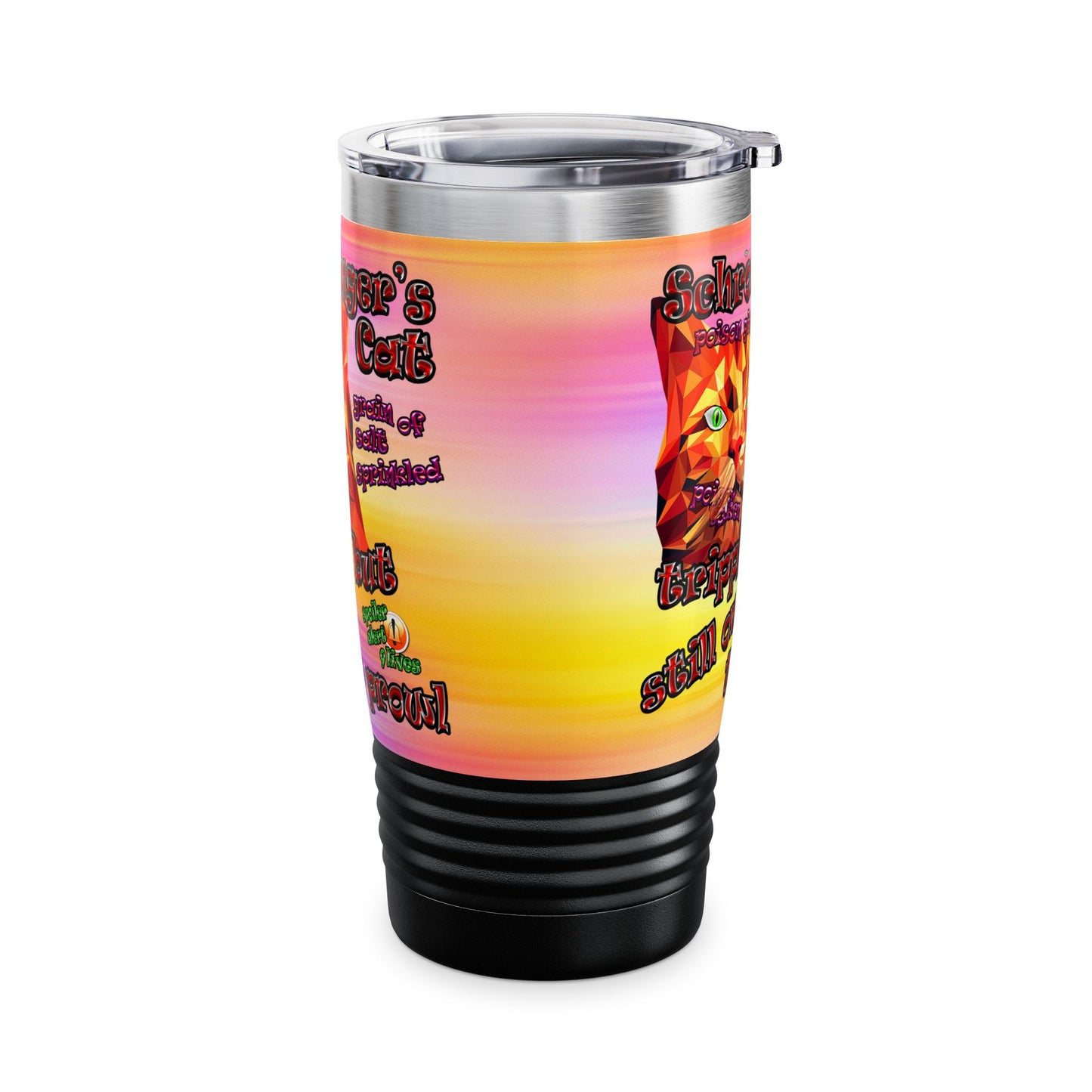 schrodinger's cat - Ringneck Tumbler, 20oz (color blur)