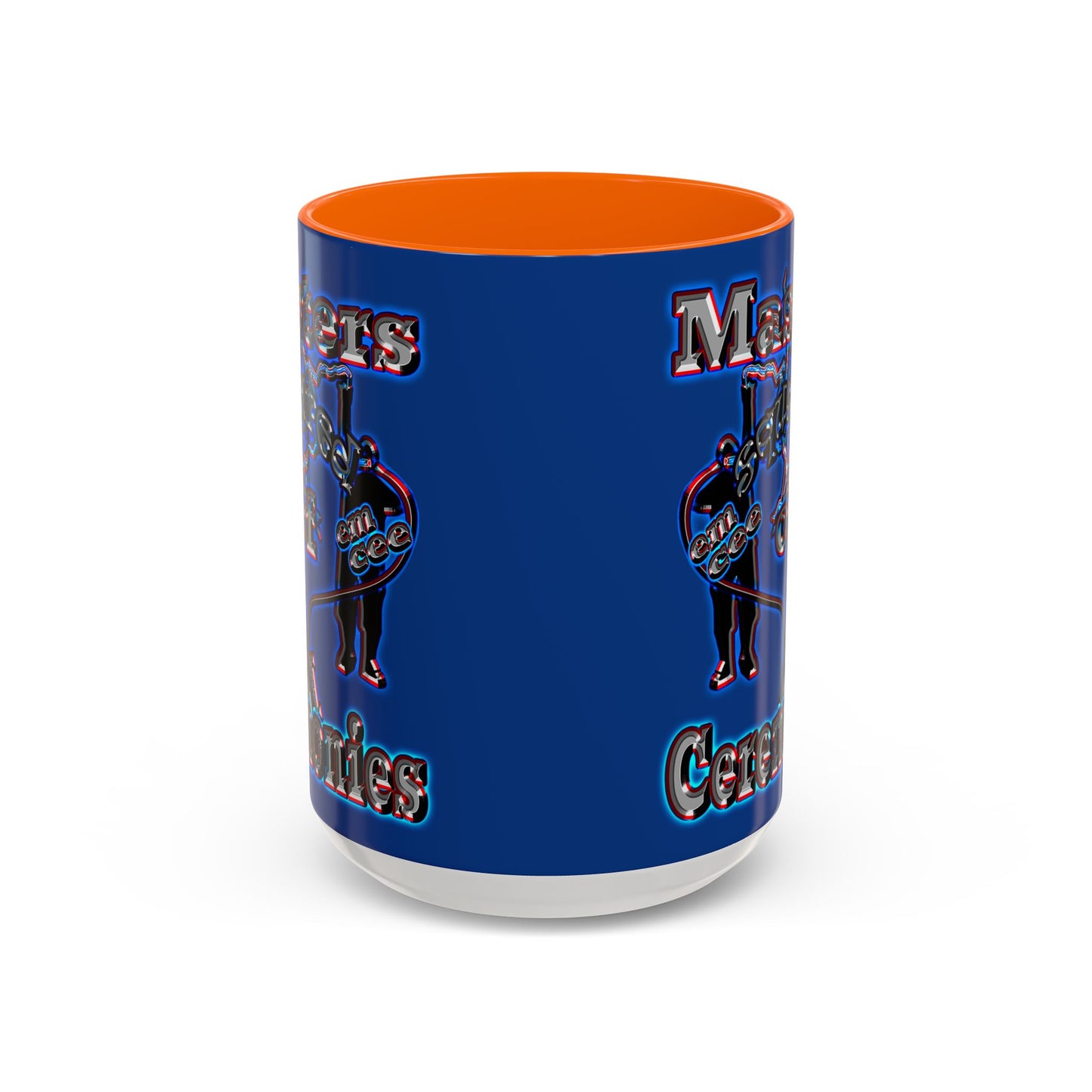 em cee squared - Accent Mug (dark blue)
