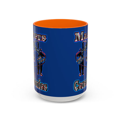 em cee squared - Accent Mug (dark blue)