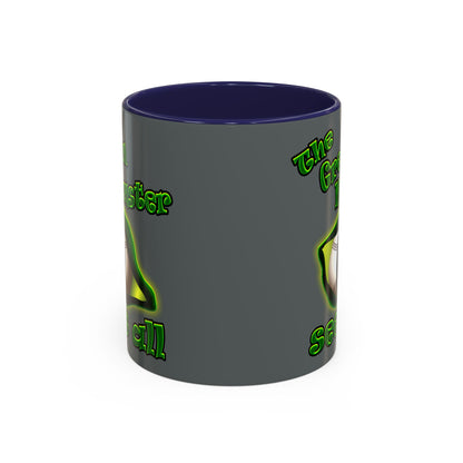 green monster - Accent Mug (dark grey)