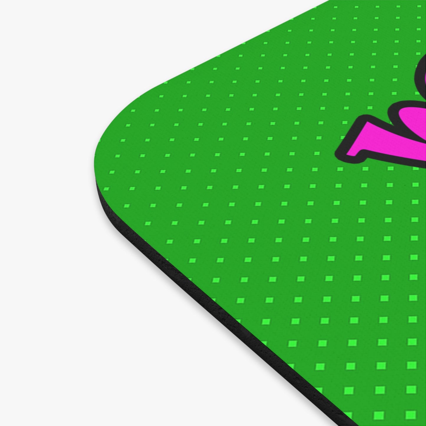 hoes b4 bros - Mouse Pad (Rectangle) (logo green)