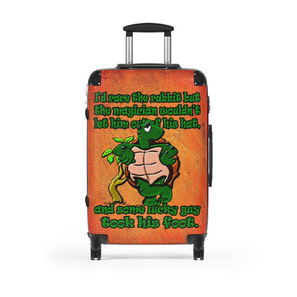 turtle race - Suitcase (burnt orange)