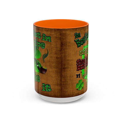 celtics logo - Accent Mug (brown papyrus)