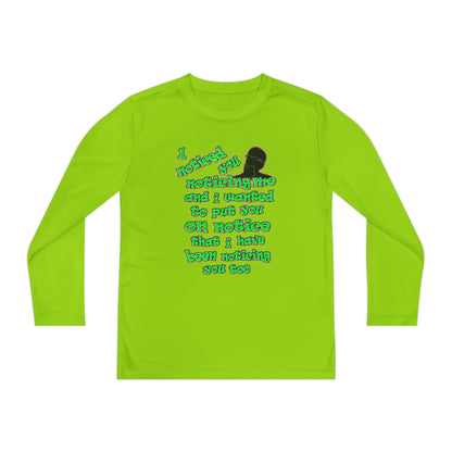 noticed you noticing - Youth Long Sleeve Competitor Tee