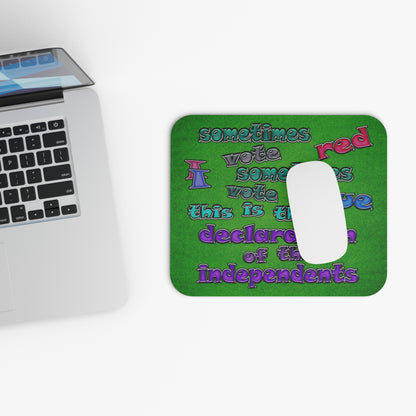 declaration of the independents - Mouse Pad (Rectangle) (green turf)