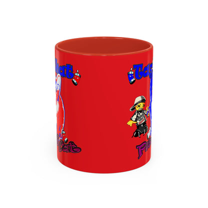 tag that - Accent Mug (red)