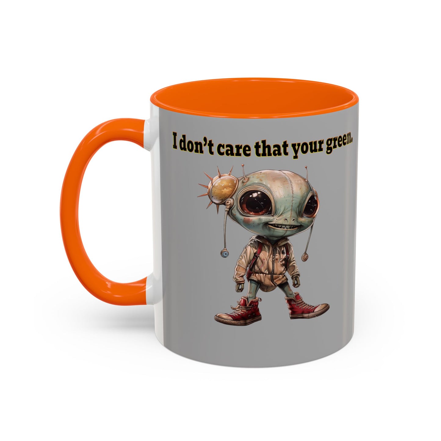 I don't care that your grey - Accent Mug (light grey)
