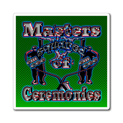 em cee squared - Magnets - (logo green)