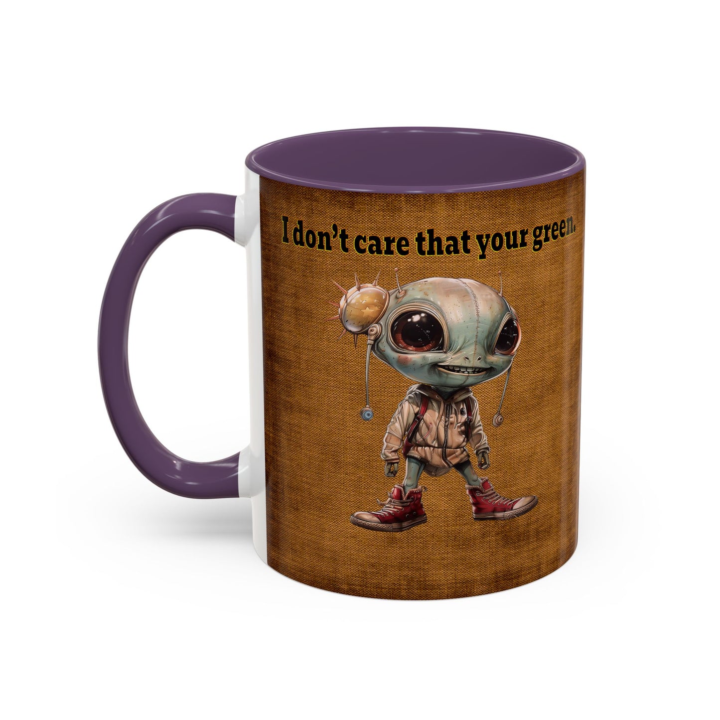I don't care that your grey - Accent Mug (brown papyrus)