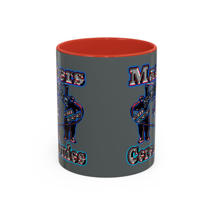 em cee squared - Accent Mug (dark grey)
