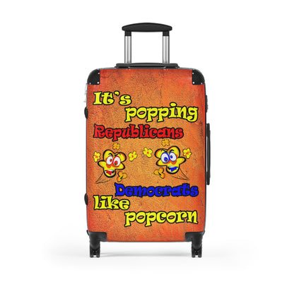 popping like popcorn - Suitcase (burnt orange)