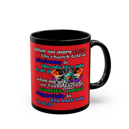 doggystyle - Black Mug (red)