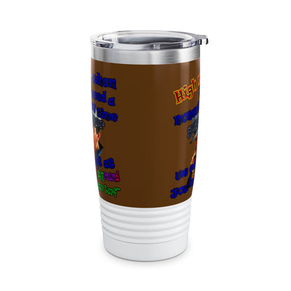 high noon - Ringneck Tumbler, 20oz (brown)