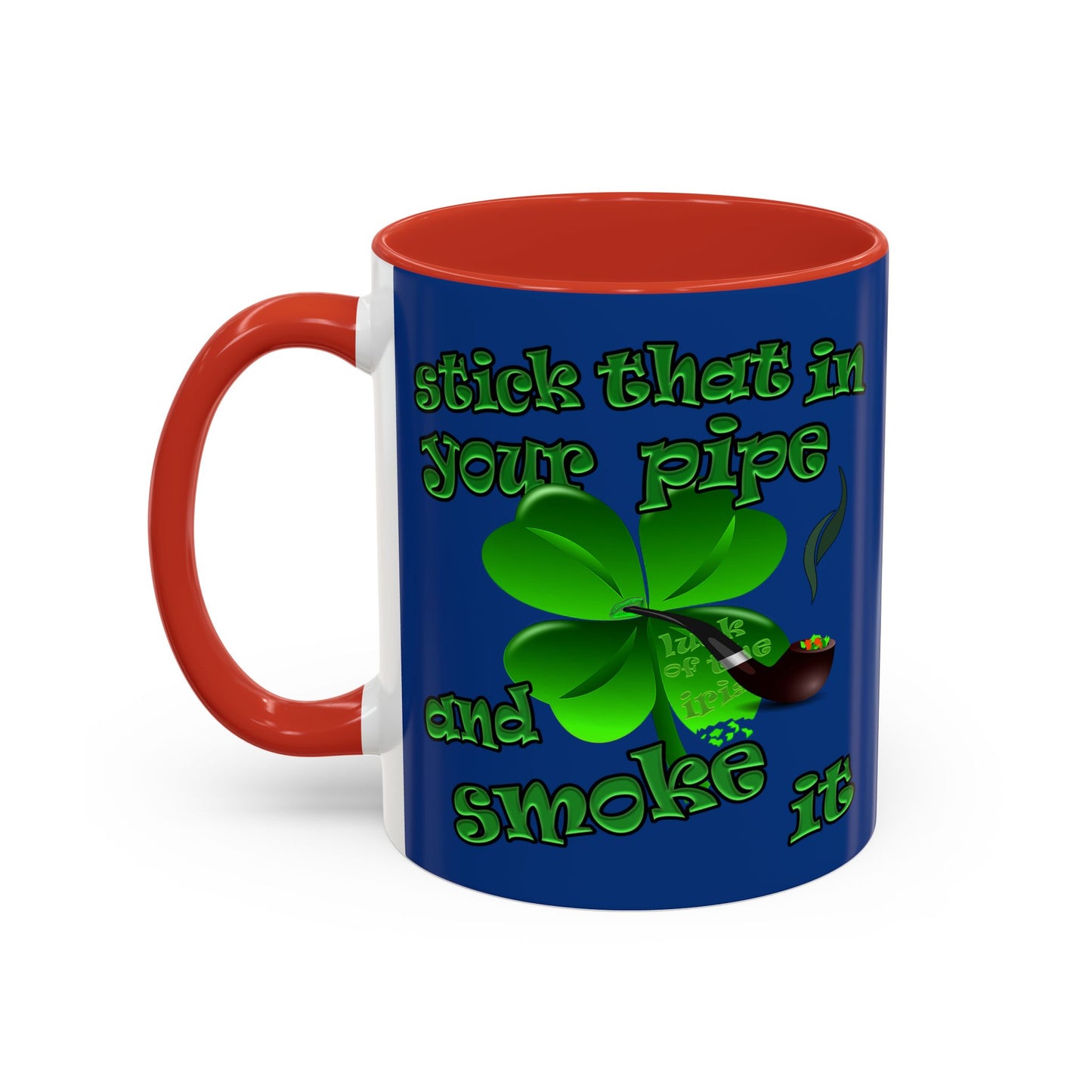 celtics logo - Accent Mug (dark blue)