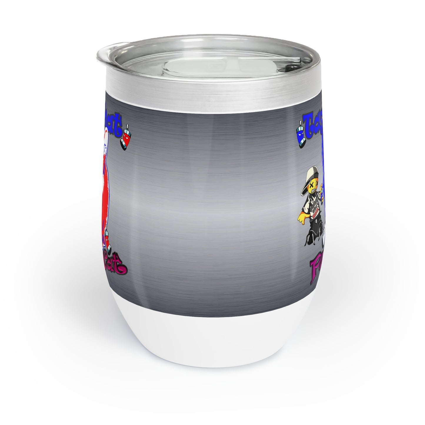 tag that - Chill Wine Tumbler (brushed nickel)
