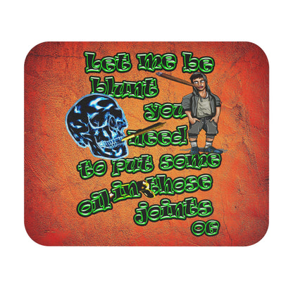 og - Mouse Pad (Rectangle) (burnt orange)