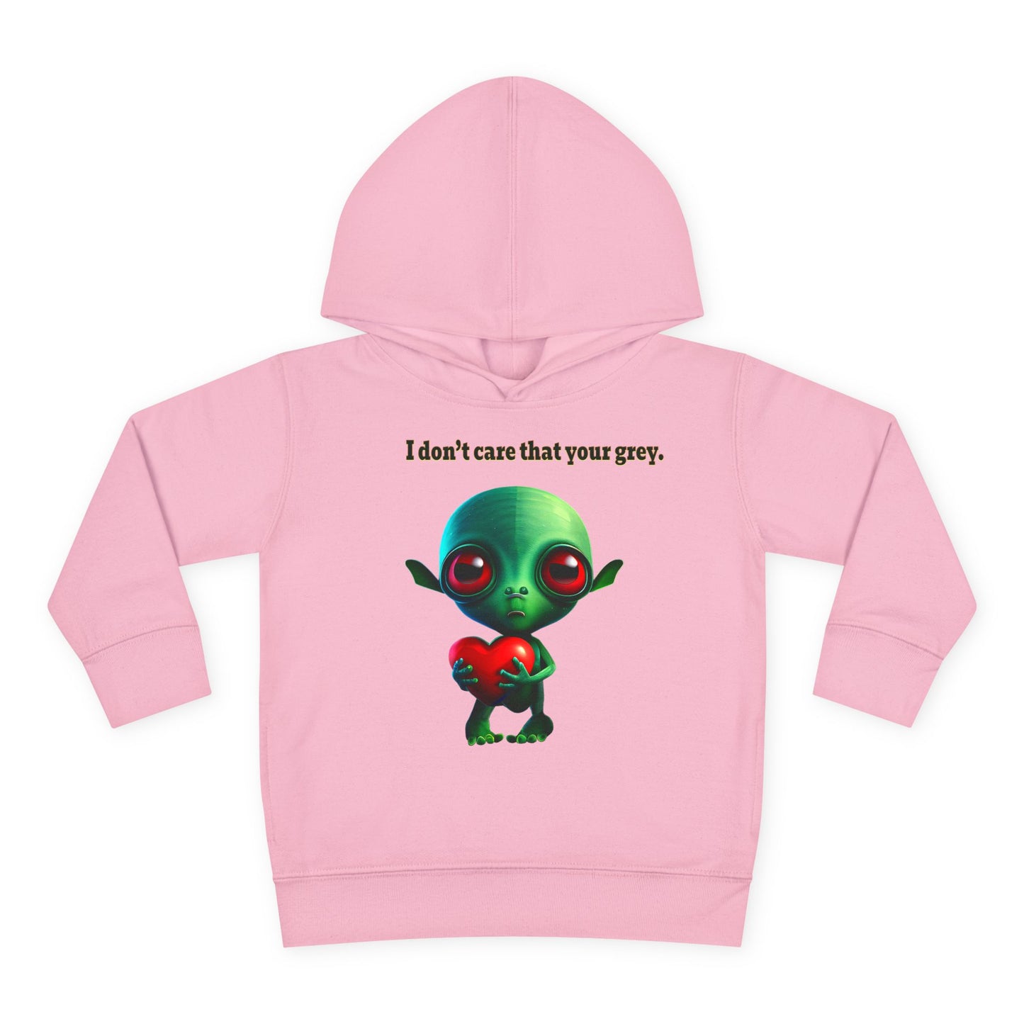 I don't care that your grey - Toddler Pullover Fleece Hoodie