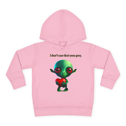 I don't care that your grey - Toddler Pullover Fleece Hoodie