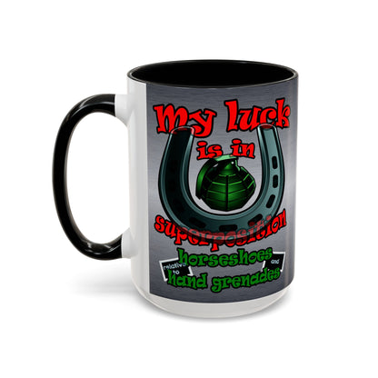 my luck - Accent Mug (brushed nickel)