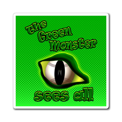 green monster - Magnets - (logo green)