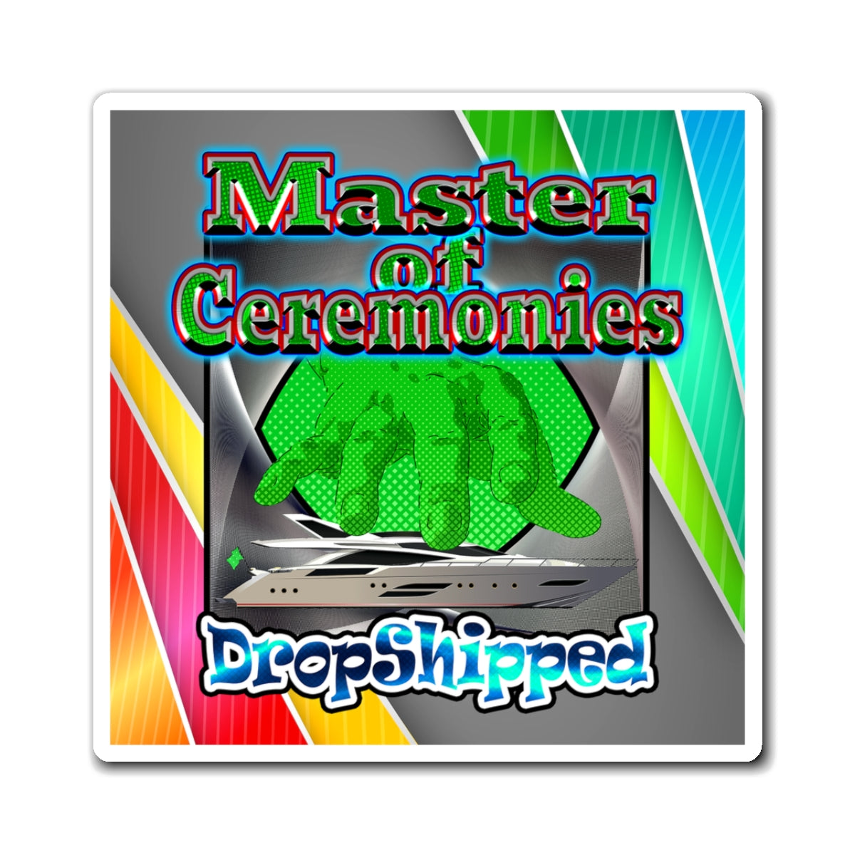 logo - Magnets - (rainbow split)