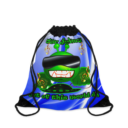 disc jockey - Drawstring Bag (blue-white wave)