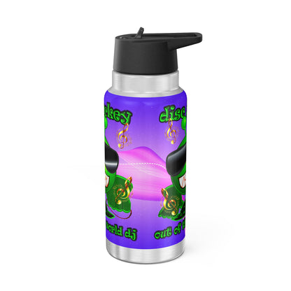 disc jockey - Gator Tumbler, 32oz (purple-pink wave)