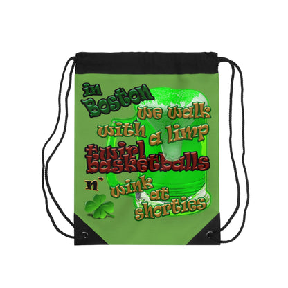 celtics logo - Drawstring Bag (green)