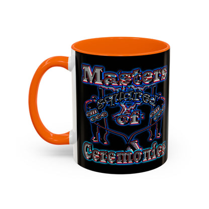 em cee squared - Accent Mug (black)