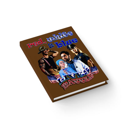 rw&b lives matter - journal-lined (brown)