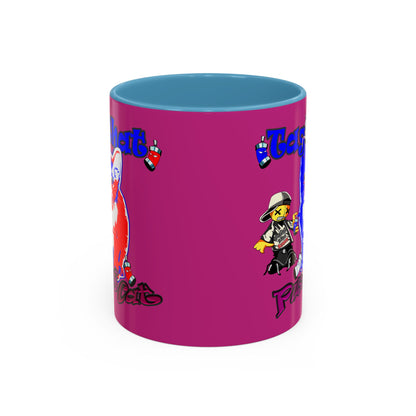 tag that - Accent Mug (pink)