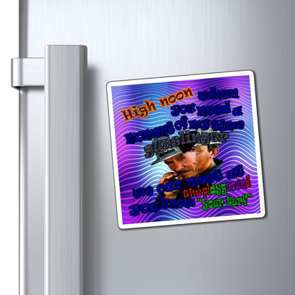 high noon - Magnets - (purple wave)