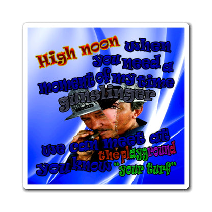 high noon - Magnets - (blue-white wave)
