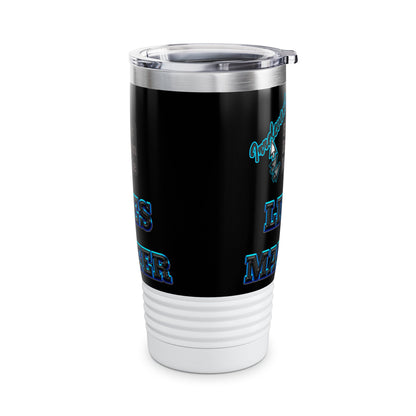 irrelevant - Ringneck Tumbler, 20oz (black)