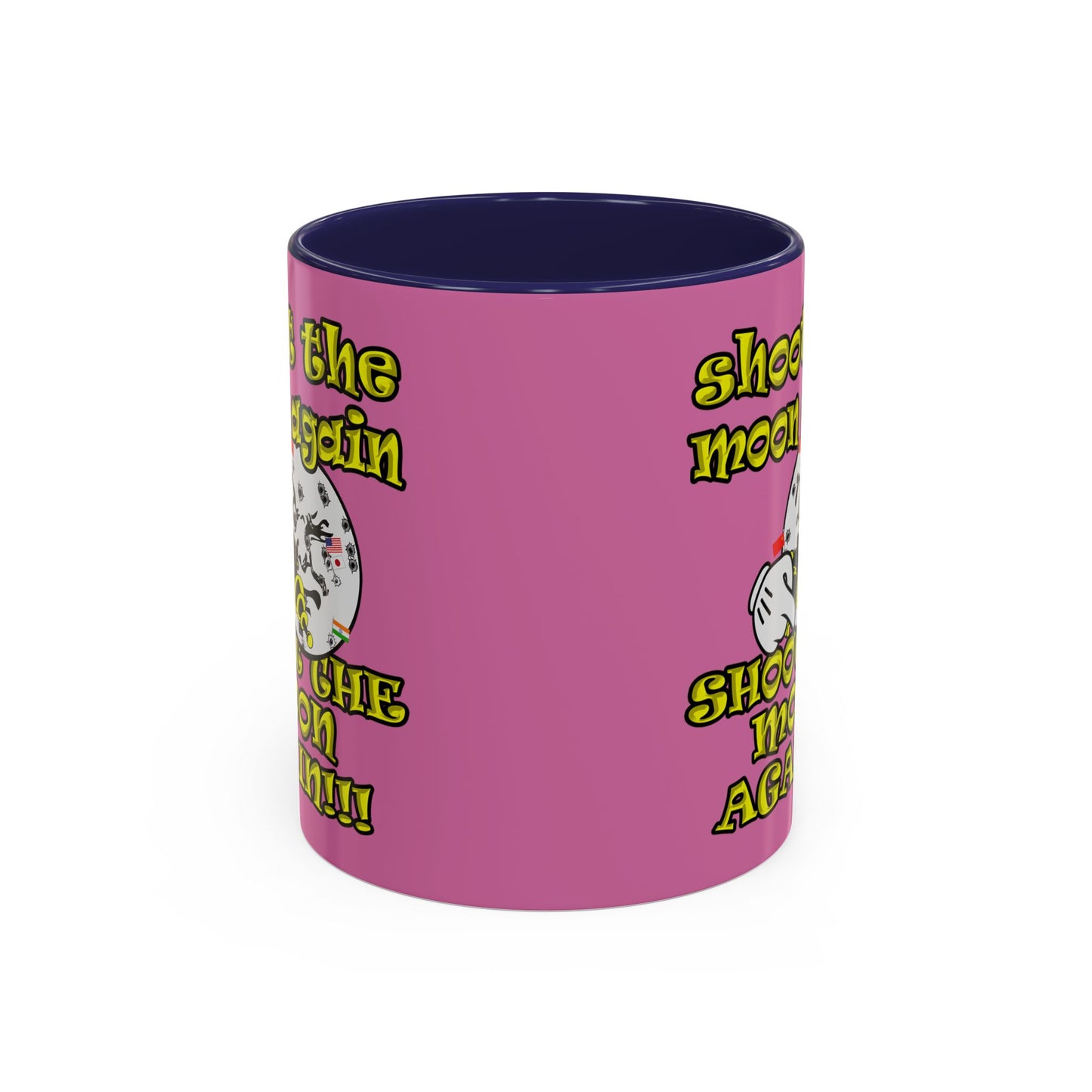 shoot the moon again - Accent Mug (light pink)