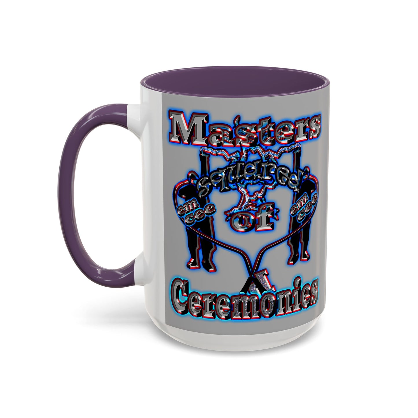 em cee squared - Accent Mug (light grey)