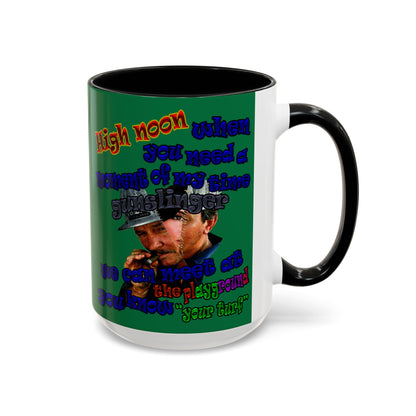 high noon - Accent Mug (dark green)
