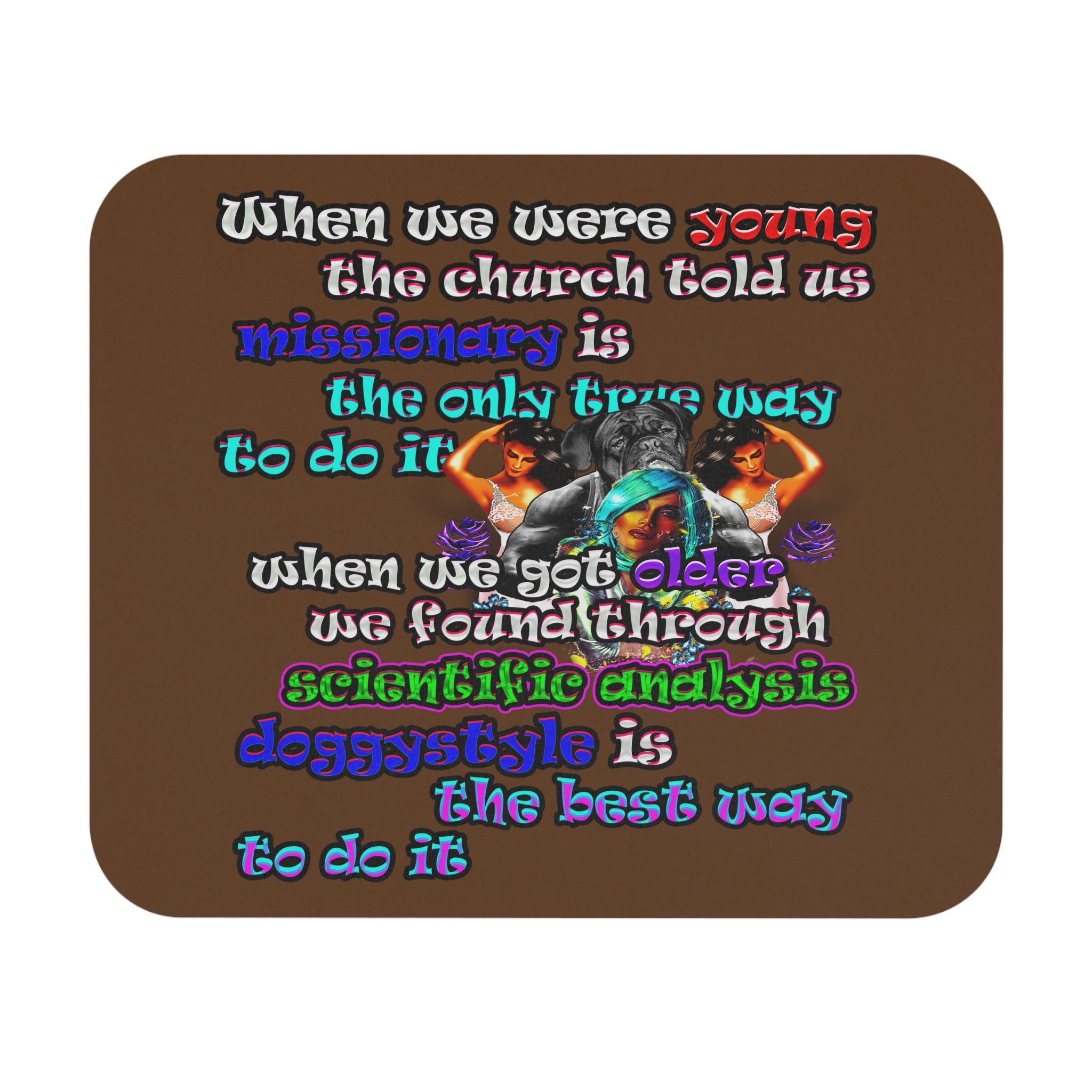 doggystyle - Mouse Pad (Rectangle) (brown)