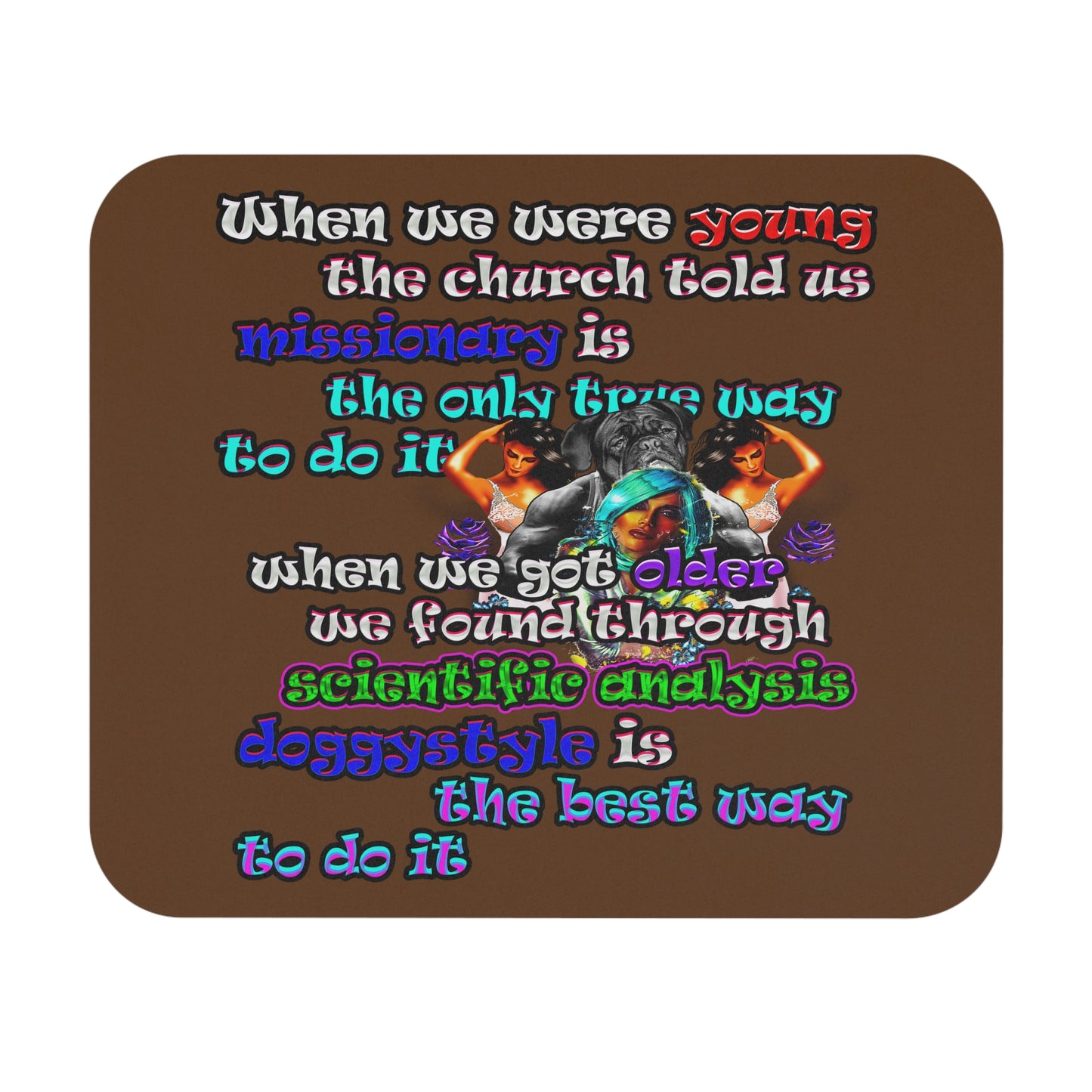 doggystyle - Mouse Pad (Rectangle) (brown)